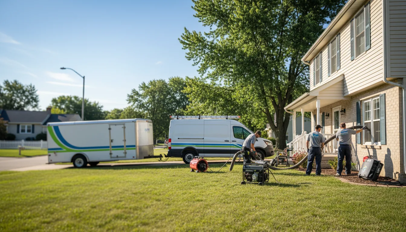 Flooded Basement Restoration And Cleanup With Repair in Homeworth, OH near me
